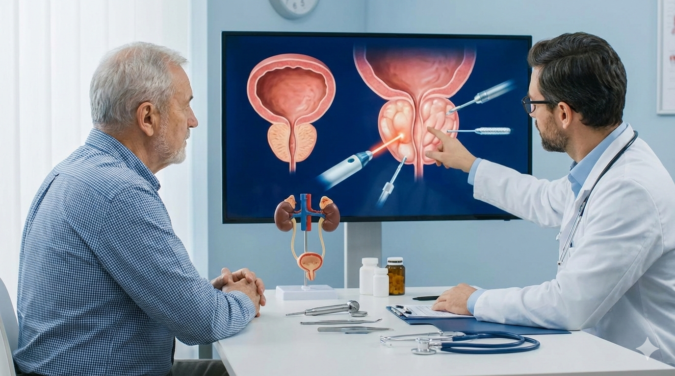 GreenLight ou HoLEP Comparando as Técnicas para Tratamento da Hiperplasia Prostática Benigna