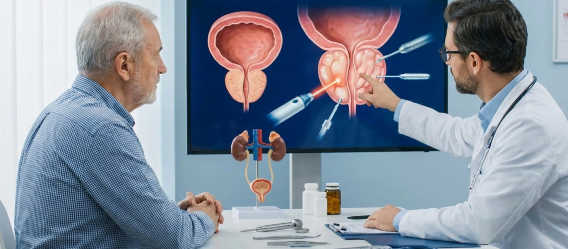 GreenLight ou HoLEP Comparando as Técnicas para Tratamento da Hiperplasia Prostática Benigna